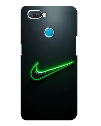 Чехол для OPPO A12 с картинкой «Неоновый контур Nike» Чехол для OPPO A12 с картинкой «Неоновый контур Nike»