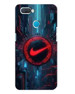 Чохол для OPPO A12 з картинкою «Техногенний стиль Nike»