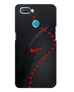 Чохол для OPPO A12 з картинкою «Абстрактний дизайн Nike»