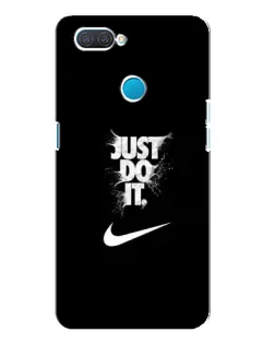 Чохол для OPPO A12 з картинкою «Текстовий принт Nike»