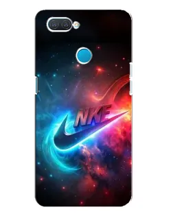 Чохол для OPPO A12 з картинкою «Вогняний логотип Nike»