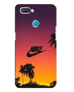 Чохол для OPPO A12 з картинкою «Nike на заході сонця»