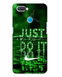 Чохол для OPPO A12 з картинкою «Зелений неоновий Nike»