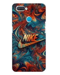 Чохол для OPPO A12 з картинкою «Nike в абстракції»