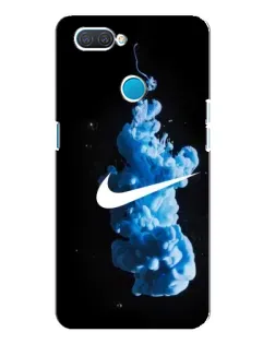 Чохол для OPPO A12 з картинкою «Nike та синій дим»