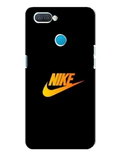 Чохол для OPPO A12 з картинкою «Золотий логотип Nike»