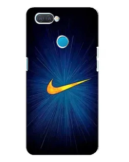 Чохол для OPPO A12 з картинкою «Синій пульс Nike»