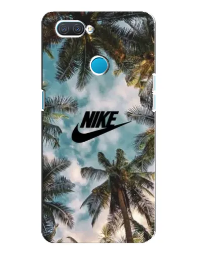 Чехол для OPPO A12 с картинкой «Тропический принт Nike» Чехол для OPPO A12 с картинкой «Тропический принт Nike»