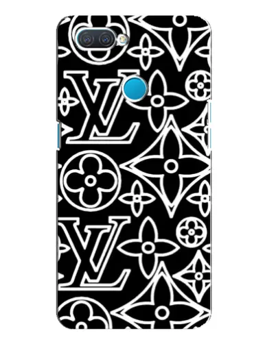 Чохол для OPPO A12 з картинкою «Чорно-білий візерунок LV» Чохол для OPPO A12 з картинкою «Чорно-білий візерунок LV»
