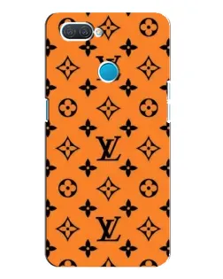 Чохол для OPPO A12 з картинкою «Помаранчевий стиль LV»