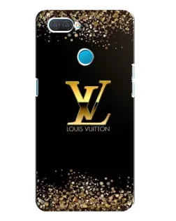 Чохол для OPPO A12 з картинкою «LV — золоті іскри»