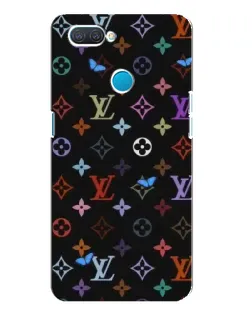 Чохол для OPPO A12 з картинкою «Кольорова монограма LV»