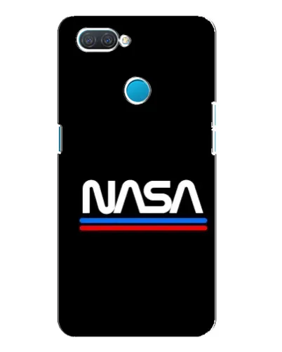 Чехол для OPPO A12 с картинкой «NASA — классика Red Blue»