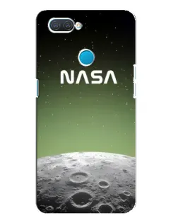 Чехол для OPPO A12 с картинкой «NASA — лунный градиент»
