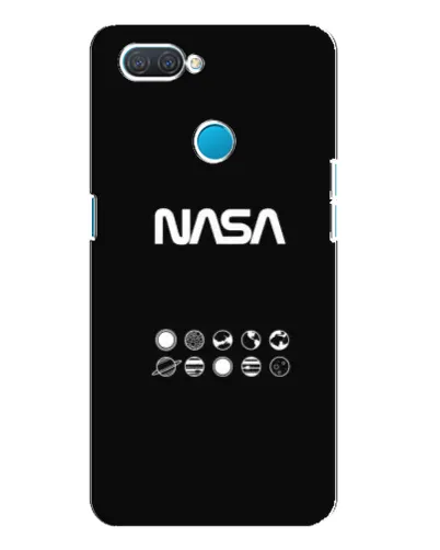 Чехол для OPPO A12 с картинкой «NASA — технический принт»