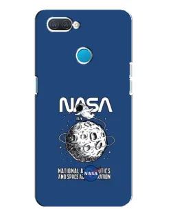 Чехол для OPPO A12 с картинкой «NASA — лунная миссия»