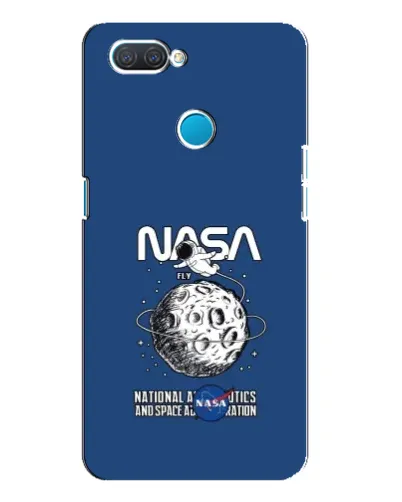 Чехол для OPPO A12 с картинкой «NASA — лунная миссия»