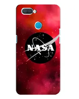 Чехол для OPPO A12 с картинкой «NASA — красная туманность»