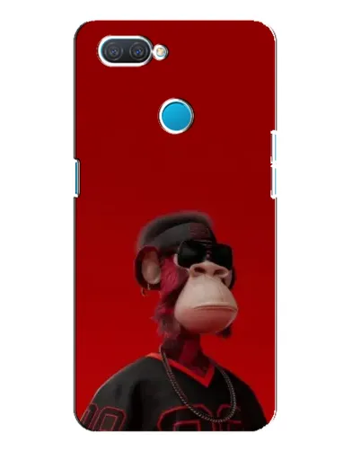 Чехол для OPPO A12 с картинкой «Bored Ape в красном» Чехол для OPPO A12 с картинкой «Bored Ape в красном»