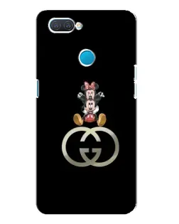 Чохол для OPPO A12 з картинкою «Мінні Маус на лого»