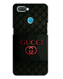 Чохол для OPPO A12 з картинкою «Gucci — стьобаний чорний»