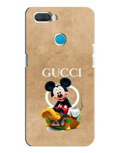 Чохол для OPPO A12 з картинкою «Міккі Маус Gucci — крафт»