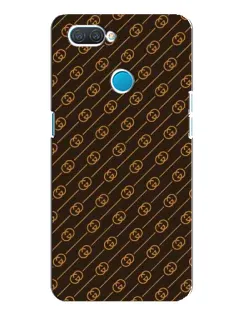Чохол для OPPO A12 з картинкою «Gucci — золоті діагоналі»