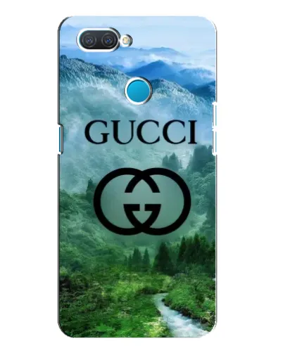 Чохол для OPPO A12 з картинкою «Gucci — гірський пейзаж»