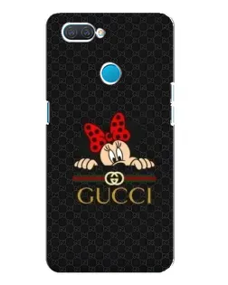 Чохол для OPPO A12 з картинкою «Мінні Маус Gucci — чорний»