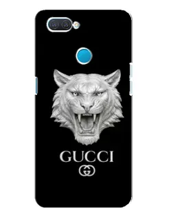 Чохол для OPPO A12 з картинкою «Gucci — срібний лев»