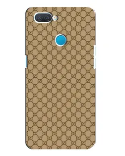 Чохол для OPPO A12 з картинкою «Gucci — класичний беж»
