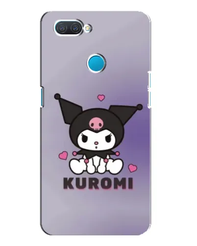 Чохол для OPPO A12 з картинкою «Kuromi — фіолетовий арт»