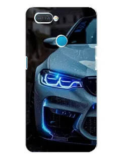 Чехол для OPPO A12 с картинкой «Взгляд BMW с синими фарами» Чехол для OPPO A12 с картинкой «Взгляд BMW с синими фарами»