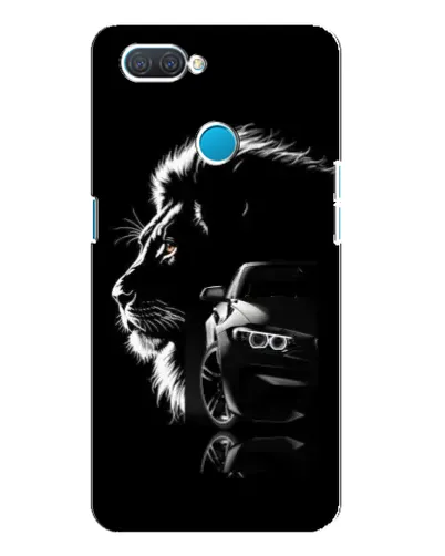 Чехол для OPPO A12 с картинкой «BMW и лев» Чехол для OPPO A12 с картинкой «BMW и лев»
