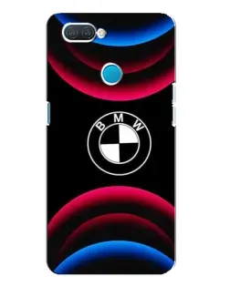 Чехол для OPPO A12 с картинкой «Логотип BMW и неоновые дуги» Чехол для OPPO A12 с картинкой «Логотип BMW и неоновые дуги»