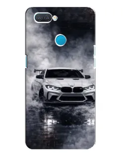 Чехол для OPPO A12 с картинкой «BMW сквозь туман» Чехол для OPPO A12 с картинкой «BMW сквозь туман»