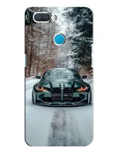 Чехол для OPPO A12 с картинкой «BMW в зимнем лесу» Чехол для OPPO A12 с картинкой «BMW в зимнем лесу»