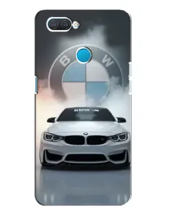 Чехол для OPPO A12 с картинкой «BMW в белом дыму» Чехол для OPPO A12 с картинкой «BMW в белом дыму»