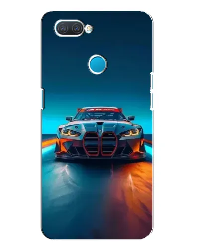 Чехол для OPPO A12 с картинкой «BMW — огни неона» Чехол для OPPO A12 с картинкой «BMW — огни неона»