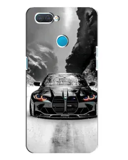 Чехол для OPPO A12 с картинкой «BMW — акварельный дрифт» Чехол для OPPO A12 с картинкой «BMW — акварельный дрифт»