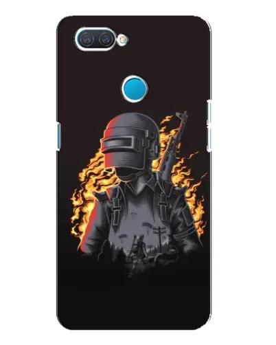 Чохол для OPPO A12 з картинкою «PUBG — вогняний силует» Чохол для OPPO A12 з картинкою «PUBG — вогняний силует»