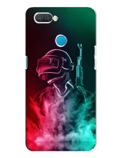 Чехол для OPPO A12 с картинкой «PUBG — огненный воин» Чехол для OPPO A12 с картинкой «PUBG — огненный воин»