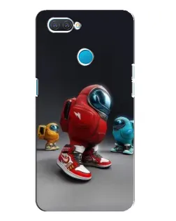 Чехол для OPPO A12 с картинкой «Among Us — 3D стиль»