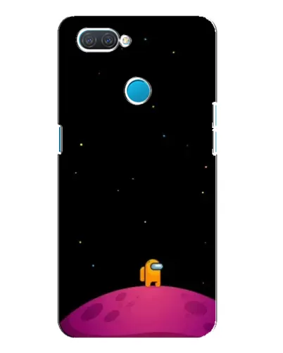 Чехол для OPPO A12 с картинкой «Одинокий герой на планете»