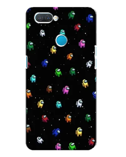 Чехол для OPPO A12 с картинкой «Экипаж Among Us»
