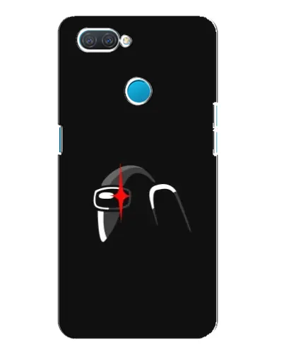 Чехол для OPPO A12 с картинкой «Among Us шлем»