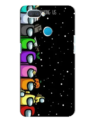 Чехол для OPPO A12 с картинкой «Команда Among Us»