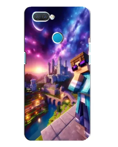 Чехол для OPPO A12 с картинкой «Стив и космос»