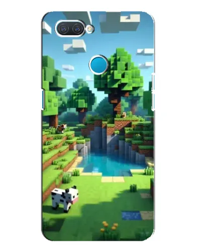 Чехол для OPPO A12 с картинкой «Minecraft летний день»