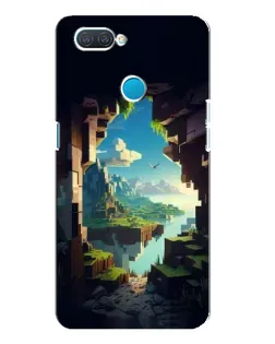 Чехол для OPPO A12 с картинкой «Вид из пещеры»